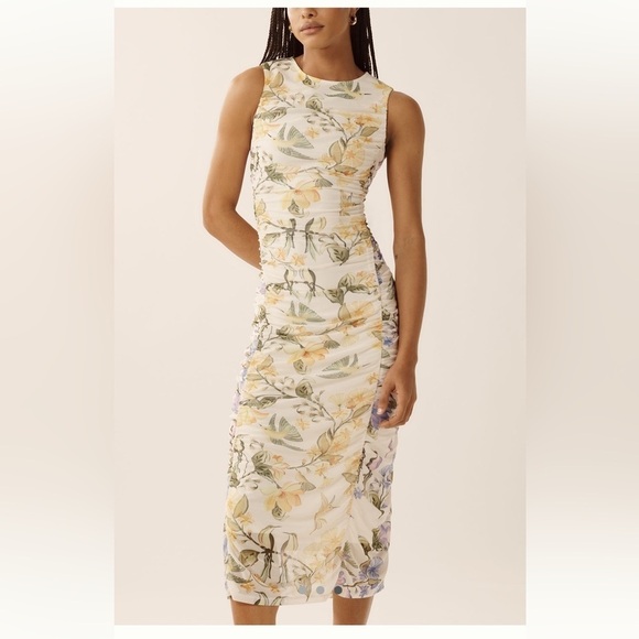 NWT Farm Rio Hummingbird Garden Mid Dress - Picture 2 of 11